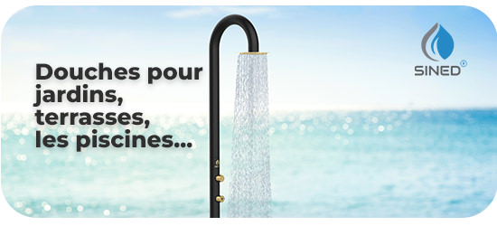 Choisissez votre douche idale dans la gamme Sined
