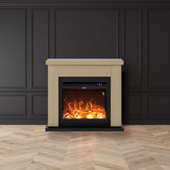 MPC  Floor Standing Oak Fireplace is a product on offer at the best price
