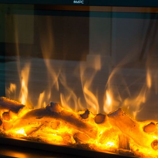 MPC  White electric fireplace for decorating is a product on offer at the best price