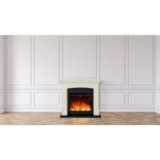 MPC  Cream White Floor Standing Fireplace is a product on offer at the best price
