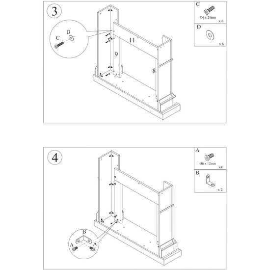 MPC  Fireplace Frame Cetona White is a product on offer at the best price