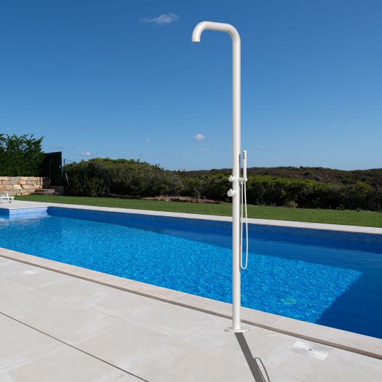 SINED  White Stainless Steel Outdoor Shower is a product on offer at the best price