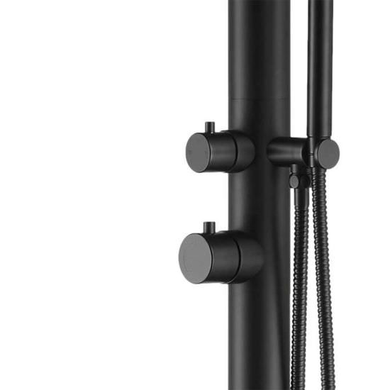SINED  Black Stainless Steel Outdoor Shower is a product on offer at the best price