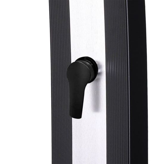 SINED  Black aluminium solar shower is a product on offer at the best price