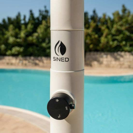 SINED  Shower with hand shower for outdoor use is a product on offer at the best price