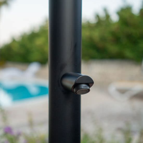 SINED  Classic black outdoor shower Sined is a product on offer at the best price