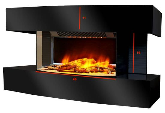 Chemin Arte  Living room fireplace is a product on offer at the best price