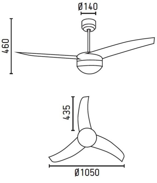FARO  Ventilador De Techo Gris Con Luz Easy es un producto que se ofrecen al mejor precio