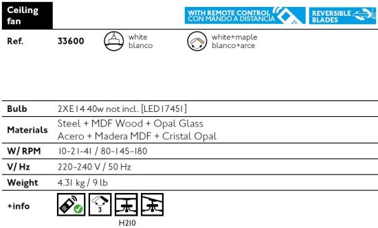 FARO  Ventilador De Techo Con Luz Feroe es un producto que se ofrecen al mejor precio
