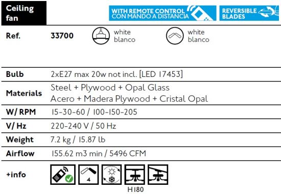 FARO  Ventilador De Techo Con Luz Icaria Mpc es un producto que se ofrecen al mejor precio