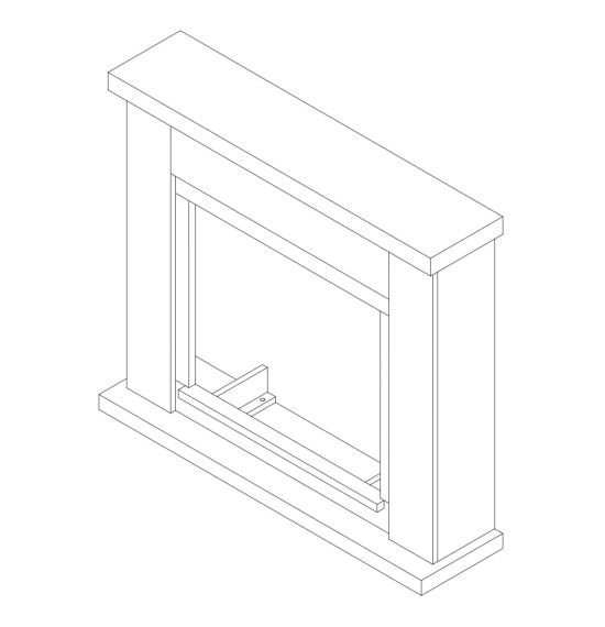 TAGU the missing piece  Rivestimento Bianco Caminetto Elettrico  un prodotto in offerta al miglior prezzo online