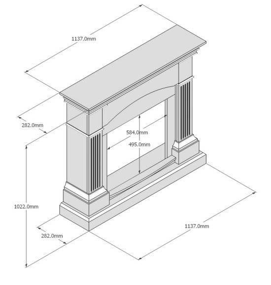 TAGU the missing piece  Black Wood Cladding For Fireplace is a product on offer at the best price