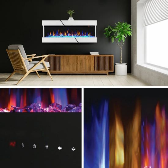 GLOW-FIRE  Caminetto da parete a LED Cobalt 36 è un prodotto in offerta al miglior prezzo online