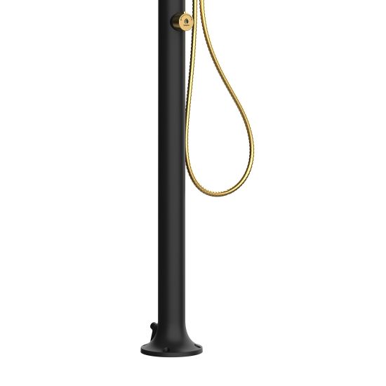SINED  Black Gold Aluminum Shower With Hand Shower is a product on offer at the best price
