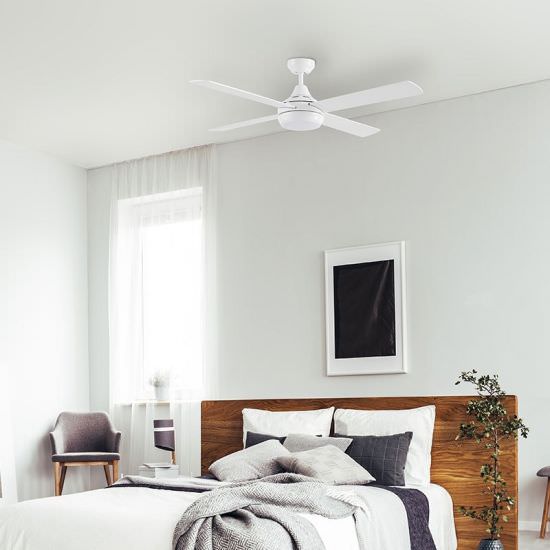 MARTEC  Moderner Ventilator ohne Licht weiß ist ein Produkt im Angebot zum besten Preis