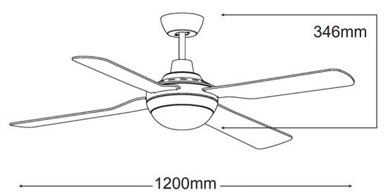 MARTEC  Ventilateur de plafond noir bon march est un produit offert au meilleur prix