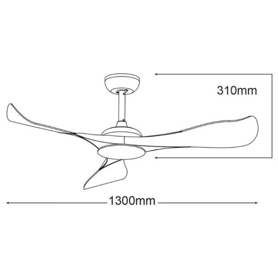 MARTEC  White ceiling fan without light is a product on offer at the best price