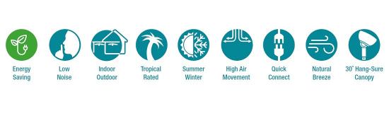 MARTEC  Black fan for all seasons is a product on offer at the best price