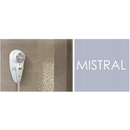 MO-EL Moel MISTRAL wall mounted hair dryer is a product on offer at the best price