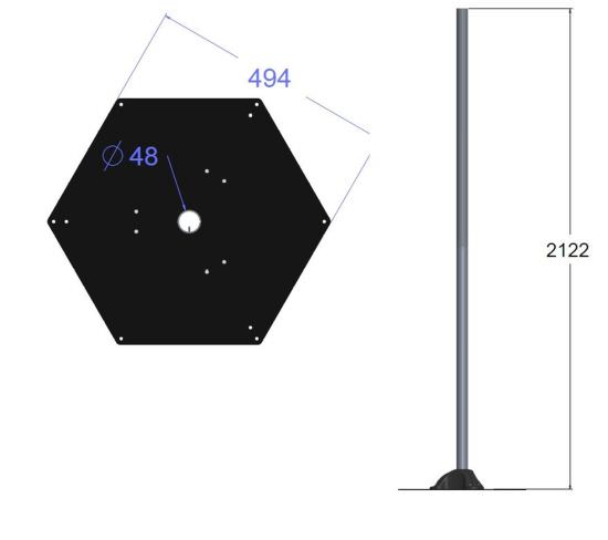 MO-EL  Elegance Pole For Moel Heaters is a product on offer at the best price