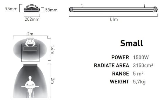 MO-EL  Riscaldatore a Raggi Infrarossi 1500w  un prodotto in offerta al miglior prezzo online