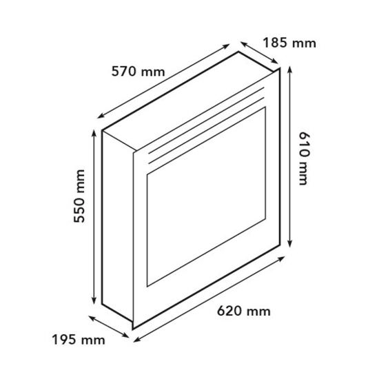 Xaralyn  Builtin fireplace is a product on offer at the best price