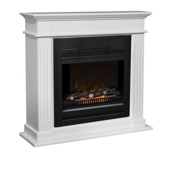 Xaralyn  Fireplace Frame Elda white MDF wood is a product on offer at the best price