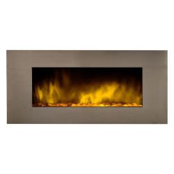 Gran chimenea elctrica de pared