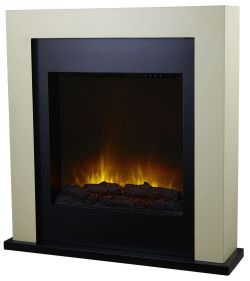 Moderner Bodenkamin