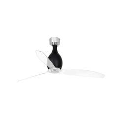 Ventilador Negro Con Control Remoto
