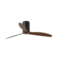Mini Tube Ceiling Fan Black And Wood