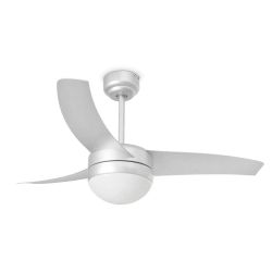 Ventilador De Techo Gris Con Luz Easy