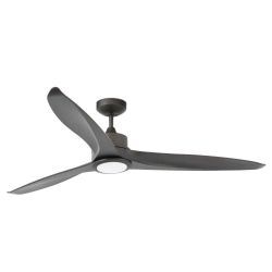 Ventilador De Techo Luz Led Tonic Marron