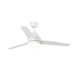 Ventilador De Techo Blanco Con Luz