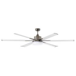 Grand ventilateur de plafond gris