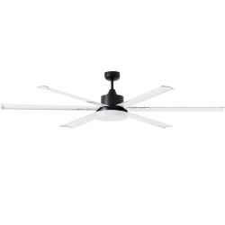 Ventilateur LED Pelle noire et blanche 2