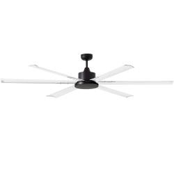 Black fan with white blades