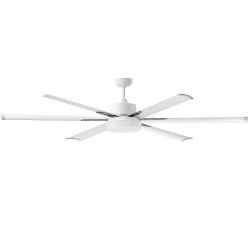 Ventilateur DC pales blanc gris