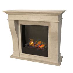 Stone fireplace without heating