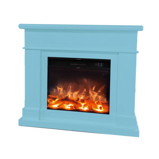 Turquoise Fireplace For Decorating