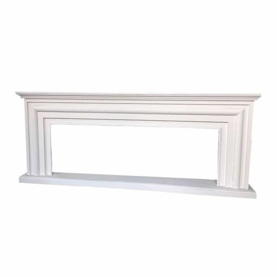 Moldura Para Lareira Merapi Branco Creme 