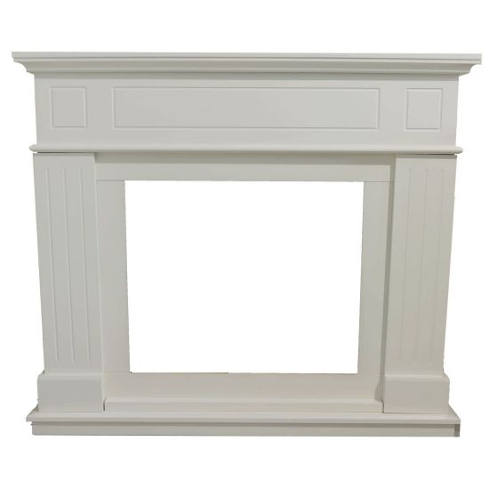 Creamy White Frame Pienza Fireplaces