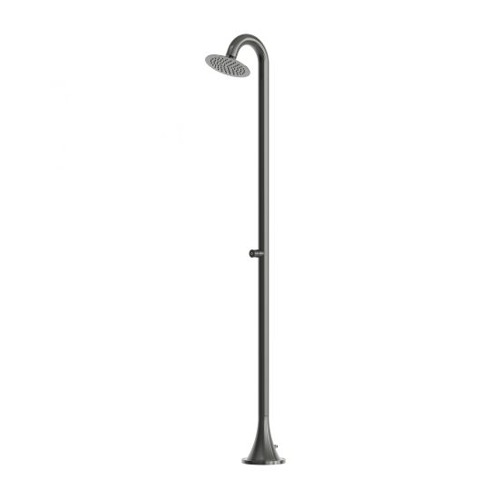 Black Inox Timed Outdoor Shower