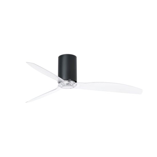 Dc Ceiling Fan Mini Tube Matt Black