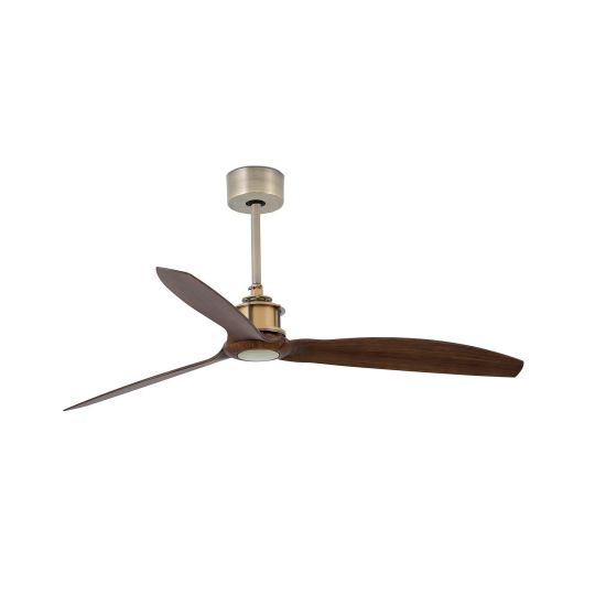 Ventilador Just Fan Oro Madera