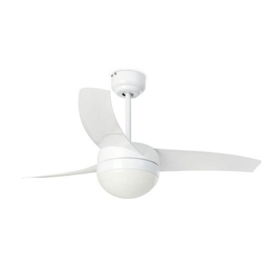 Ventilador De Techo Blanco Con Luz Easy