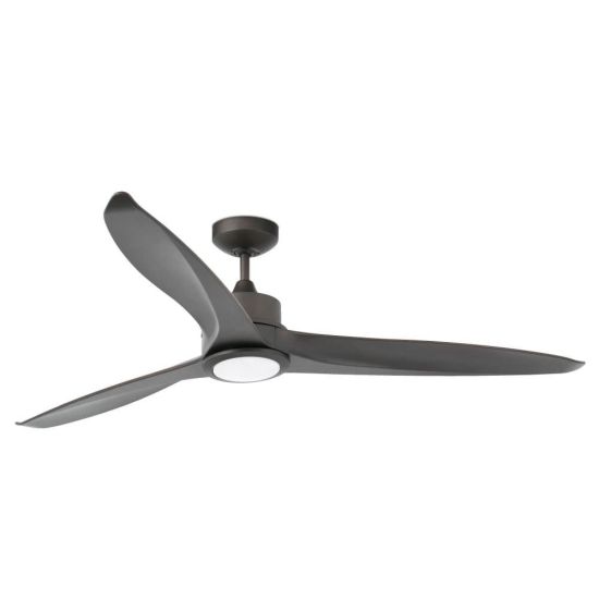 Ventilador De Techo Luz Led Tonic Marron