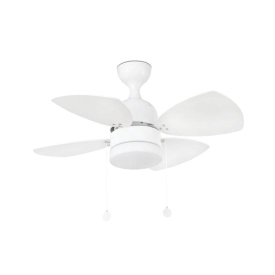 Ventilador De Techo Mediterraneo Blanco