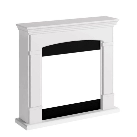 White Fireplace Frame Helmi