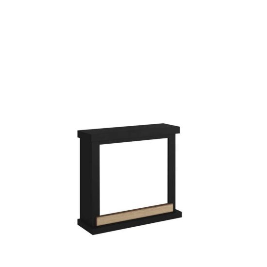 Cadre de foyer moderne Tagu Hagen Noir